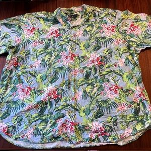 Ralph Lauren Hawaiian shirt cotton button up 4x
